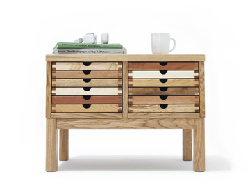 SIXTEMATIC - Wooden bedside table with drawers by Sixay furniture - view 3
